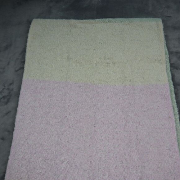 Studio Select Scarf Shawl Womans One Size Color Block Fringed New - Picture 13 of 16